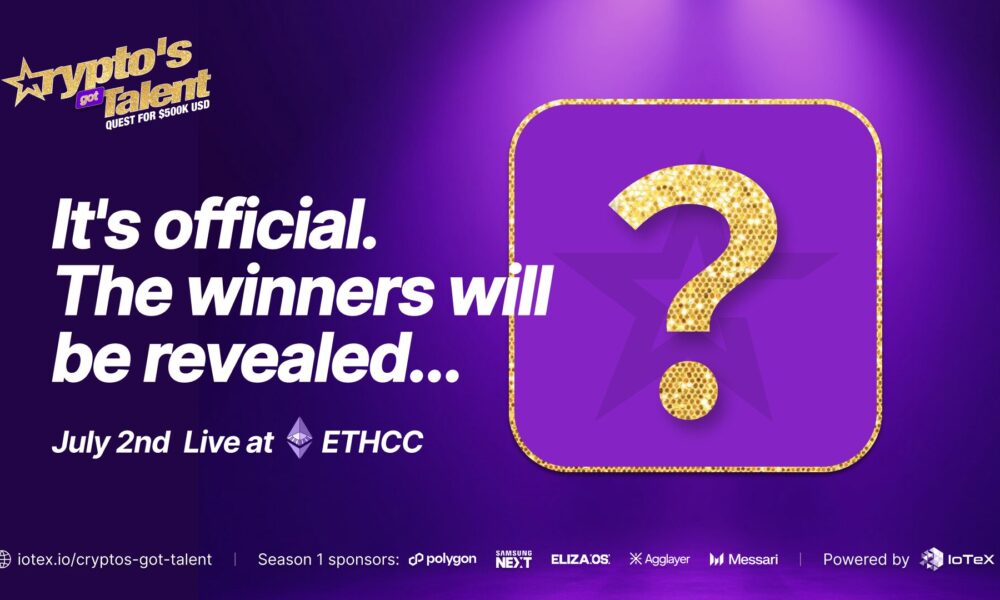 iotex-celebrates-winners-of-the-first-ever-crypto’s-got-talent-awards-at-ethcc